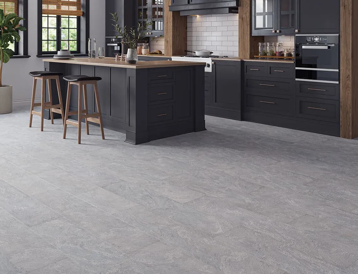 VarioClic 8mm Vento Laminate laid in a room