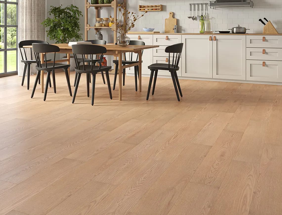 Willow 8mm Ripley Laminate laid in a room
