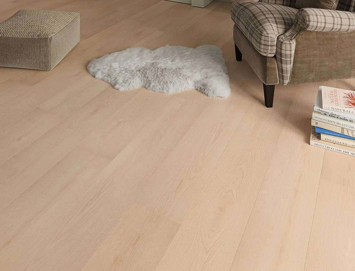 Willow Deluxe 12mm Kingham Laminate in a room