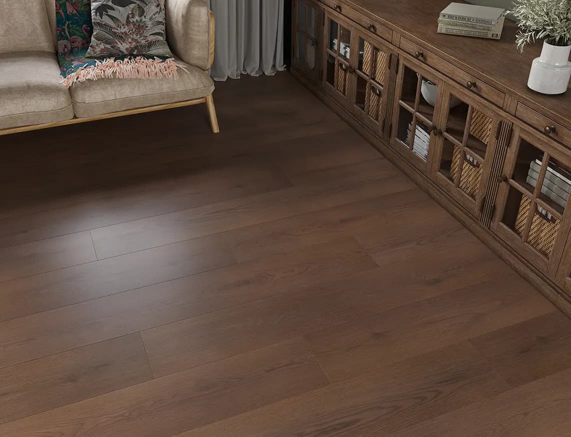 Willow Deluxe 12mm Romsey Laminate laid in a room
