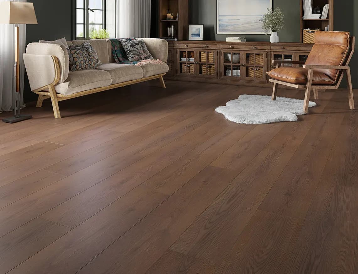 Willow Deluxe 12mm Romsey Laminate in a room