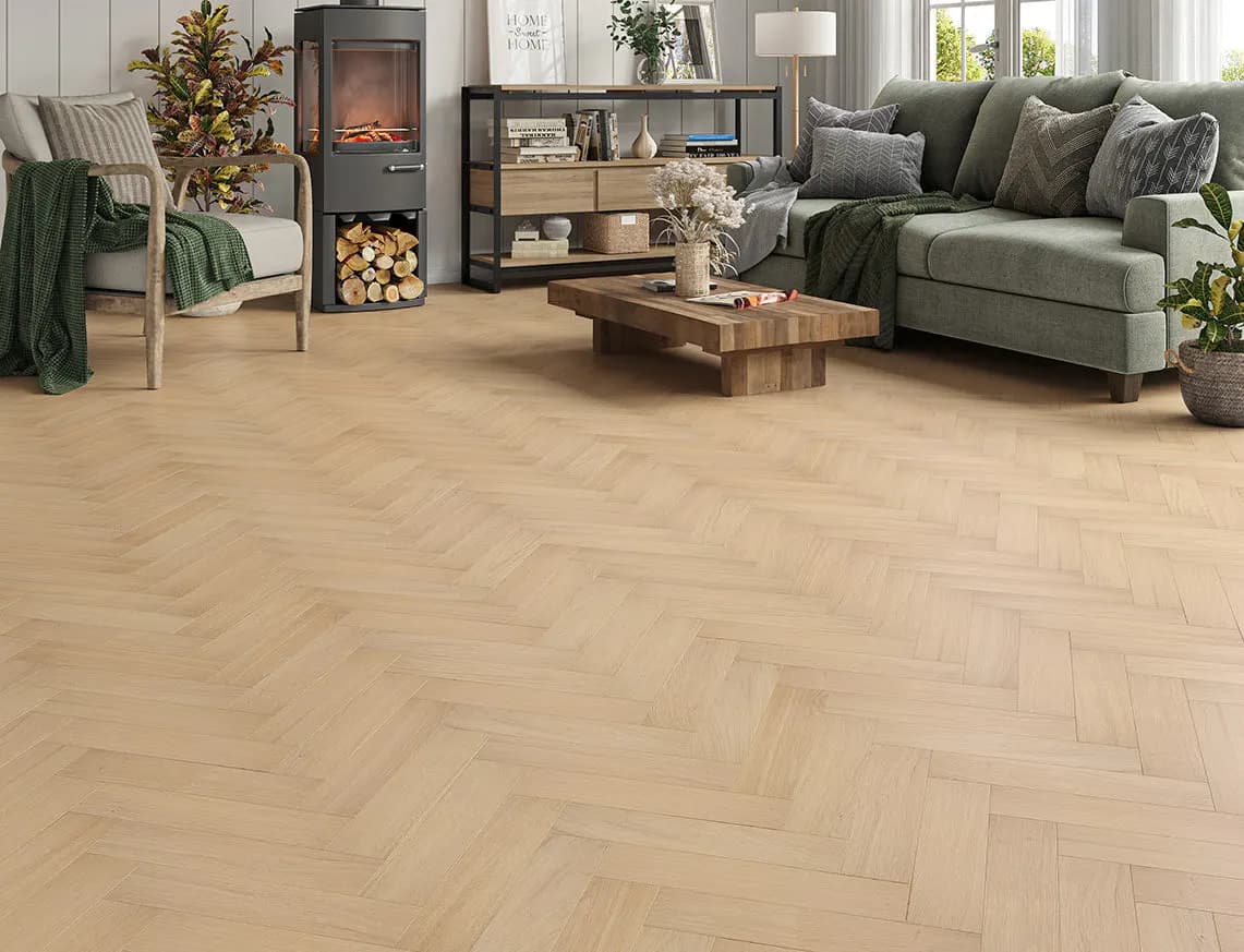 Wychwood Engineered Oak laid in a room